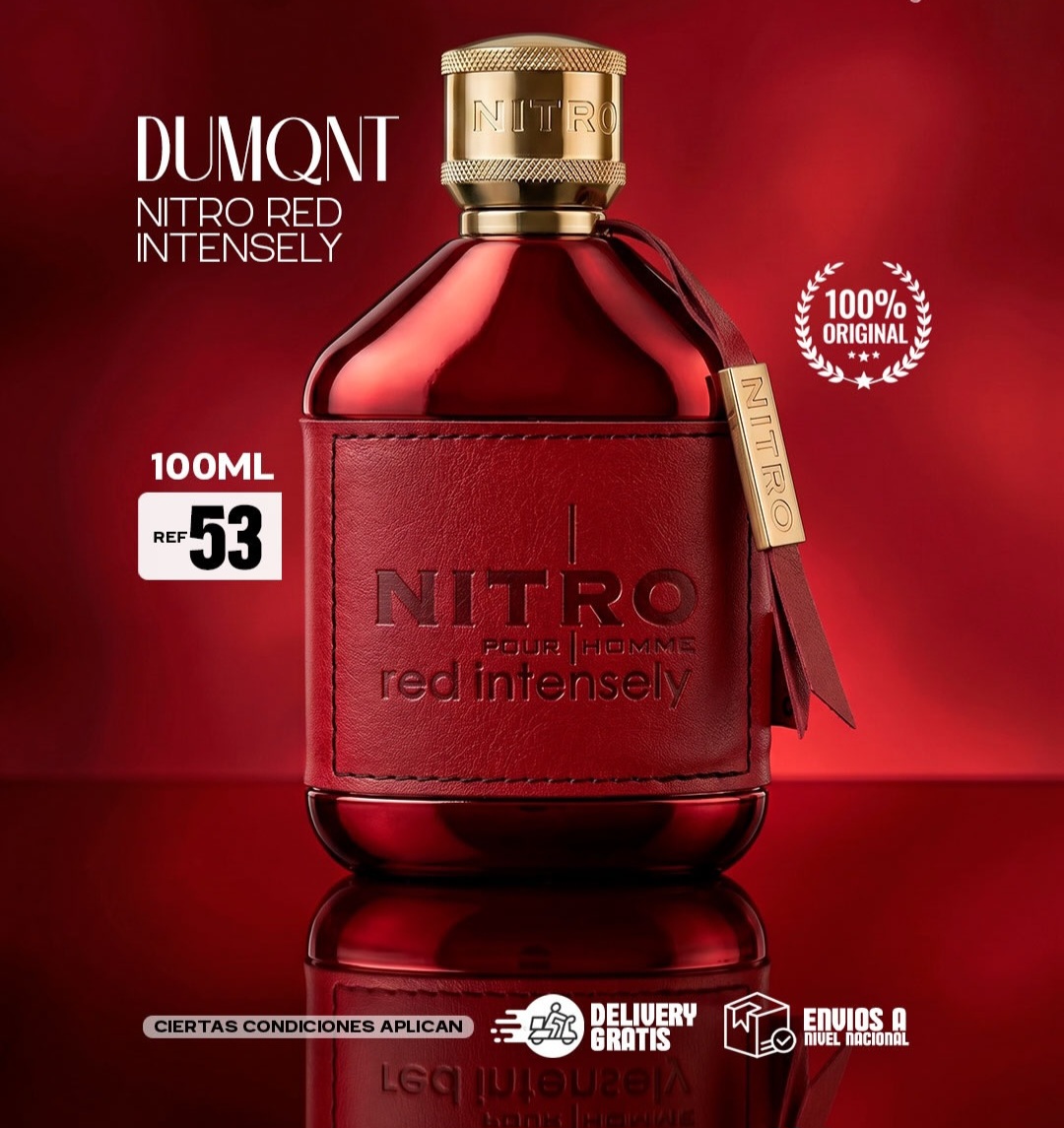 عطر مردانه دومونت نیترو رد اینتنسلی اورجینال 100میل